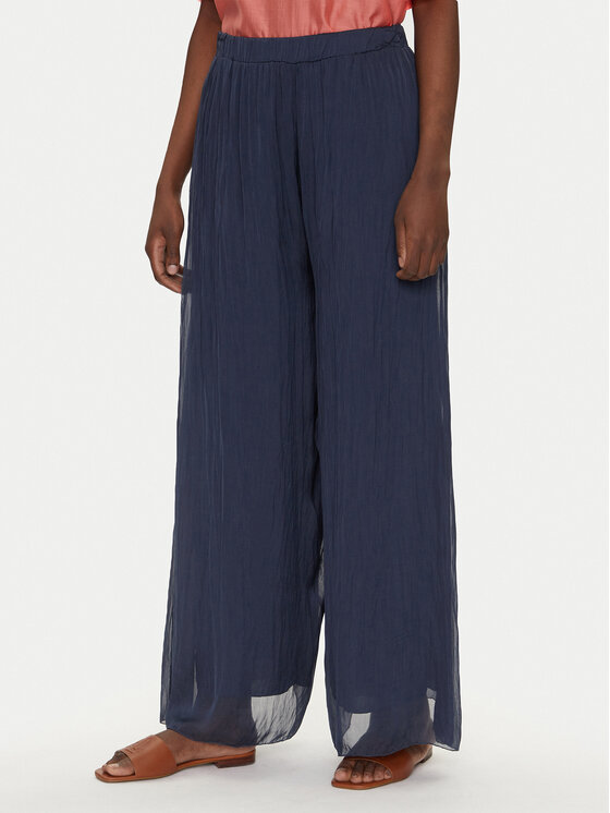 Kodas SUN15 Bomboogie Palazzo kelnės · Tamsiai mėlyna · Relaxed Fit