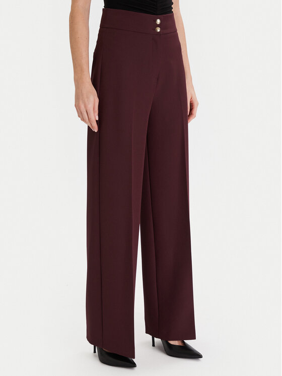 Maryley Medžiaginės kelnės · Vyšninė · Regular Fit