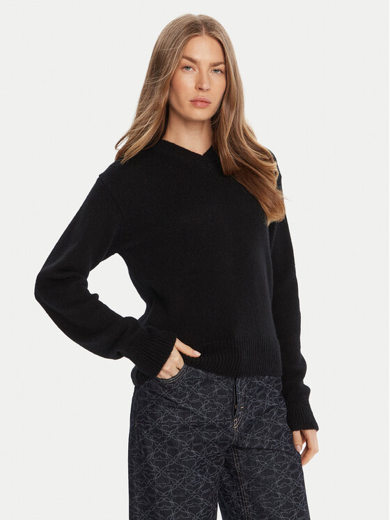 HUGO Megztinis · Juoda · Regular Fit