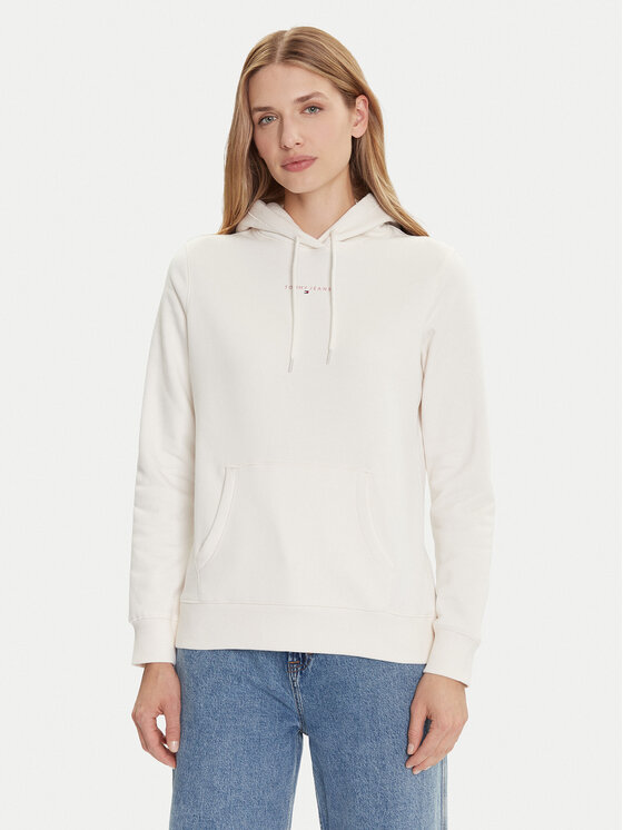 Tommy Jeans Džemperis · Balta · Regular Fit