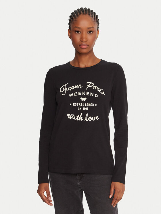 Weekend Max Mara Palaidinė · Juoda