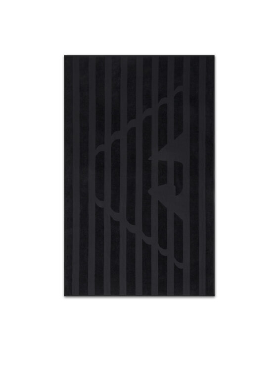 Emporio Armani Paplūdimio rankšluostis · Juoda