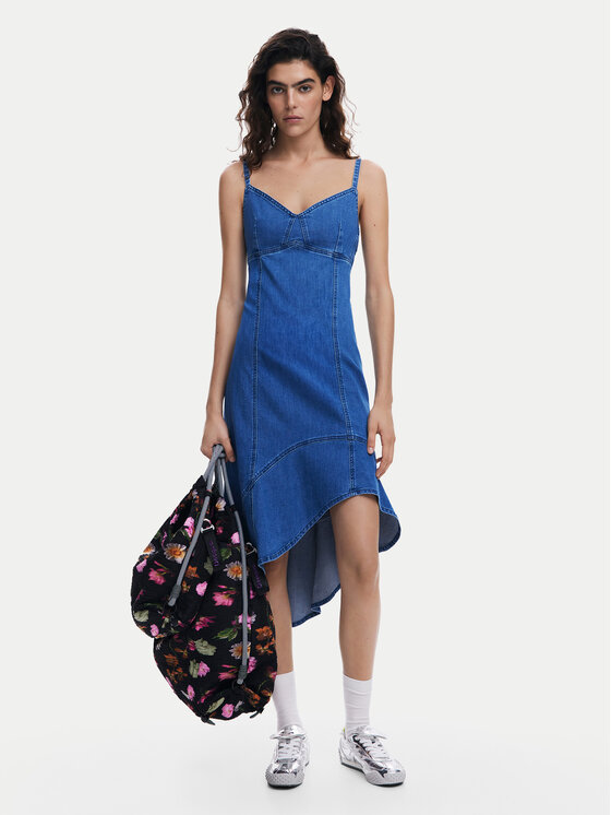 Desigual Džinsinė suknelė · Mėlyna · Midi