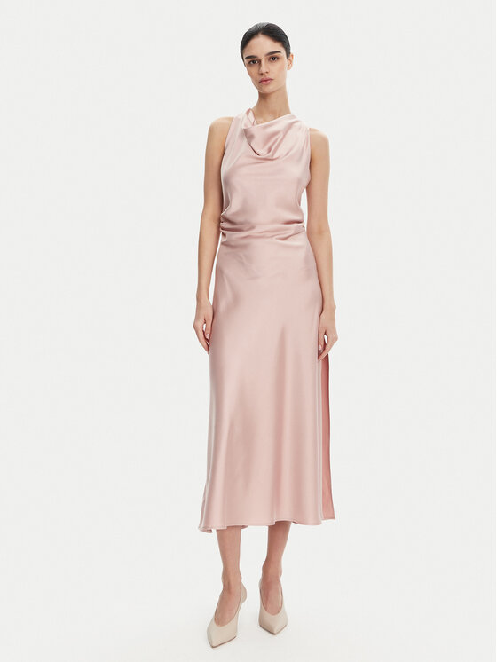 Kodas SUN15 Imperial Kokteilinė suknelė · Rožinė · Midi