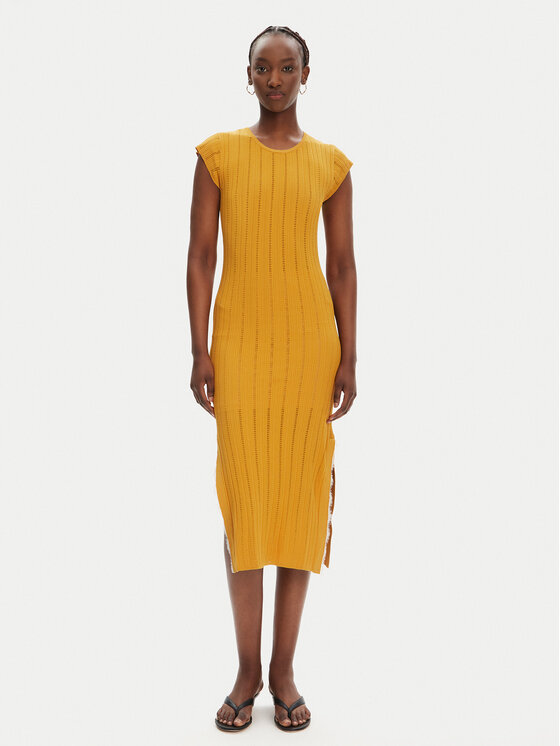 PINKO Trikotažinė suknelė · Ruda · Midi