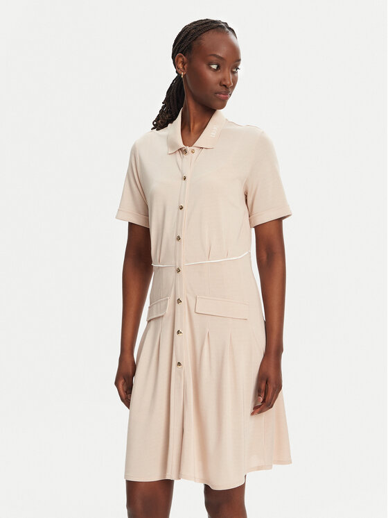 Kodas SUN15 Liu Jo Sport Marškinių tipo suknelė · Smėlio · Mini