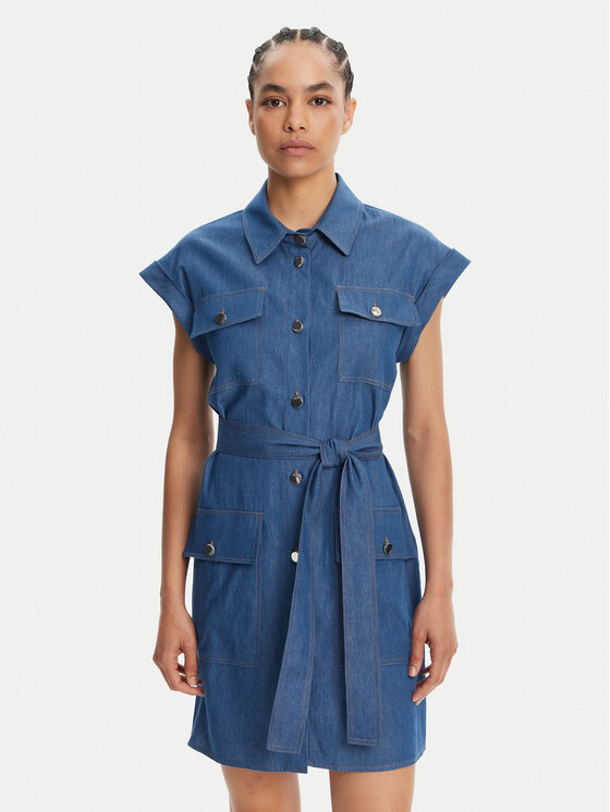 Kodas SUN15 Liu Jo Džinsinė suknelė · Mėlyna · Mini