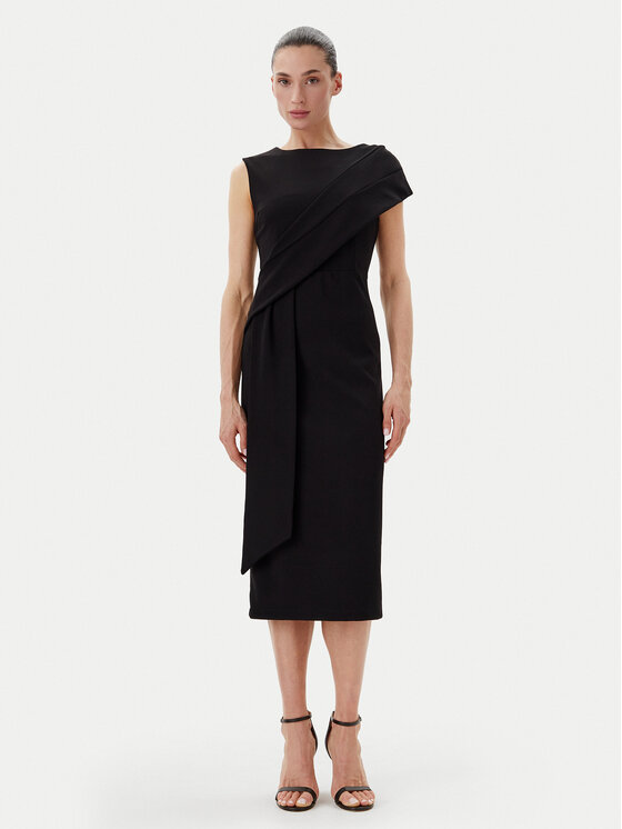 Kodas SUN15 Rinascimento Kokteilinė suknelė · Juoda · Midi