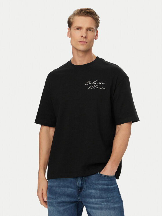 Calvin Klein Jeans Marškinėliai · Juoda