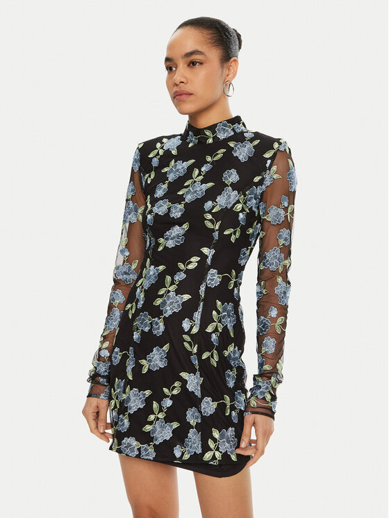 ROTATE Kasdieninė suknelė · Juoda · Mini