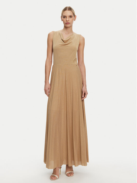 Kodas SUN15 Artigli Vakarinė suknelė · Auksinė · Maksi