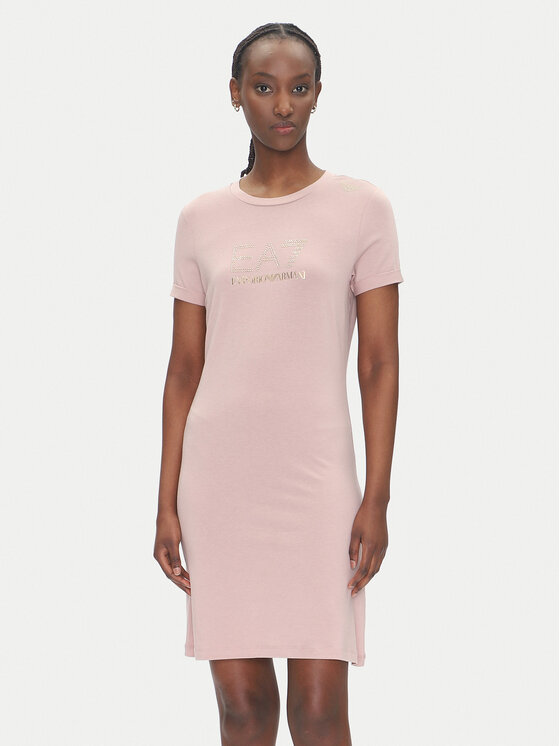 EA7 Emporio Armani Kasdieninė suknelė · Rožinė · Mini