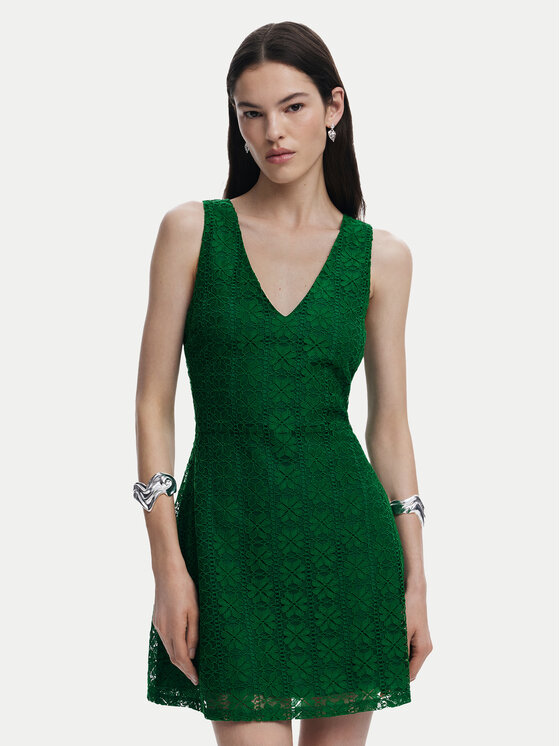 Desigual Kokteilinė suknelė · Žalia · Mini