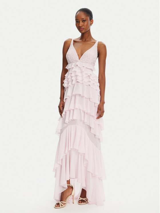 Kodas SUN15 Elisabetta Franchi Kokteilinė suknelė · Rožinė · Maksi