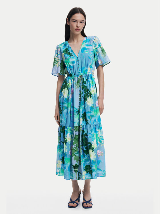 Desigual Marškinių tipo suknelė · Mėlyna · Midi