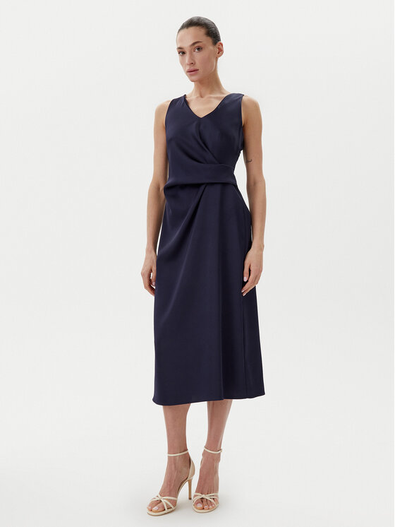 Kodas SUN15 Rinascimento Kokteilinė suknelė · Tamsiai mėlyna · Midi