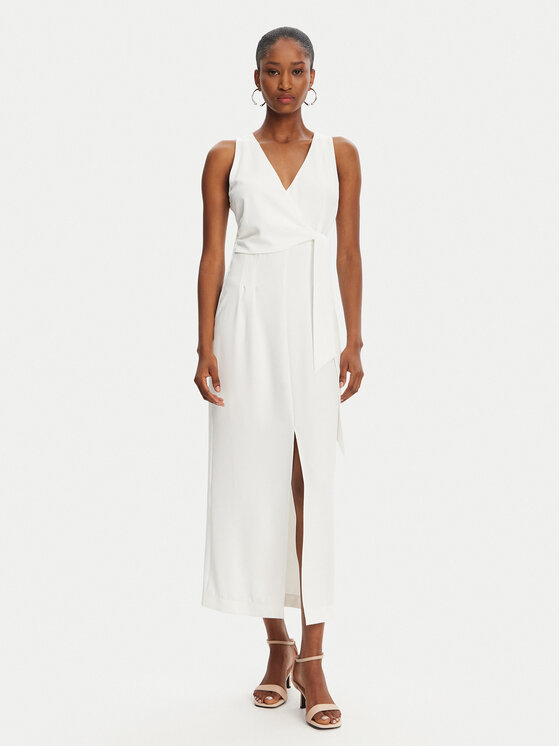 Patrizia Pepe Vakarinė suknelė · Balta · Maksi