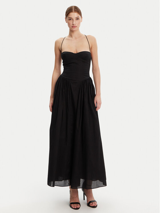 Kodas SUN15 Bardot Vakarinė suknelė · Juoda · Maksi