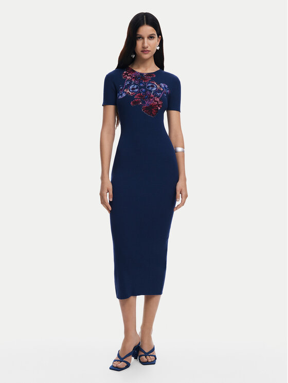 Desigual Kasdieninė suknelė · Tamsiai mėlyna · Midi