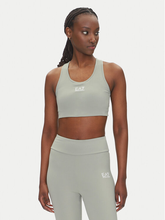 EA7 Emporio Armani Sportinė liemenėlė · Pilka