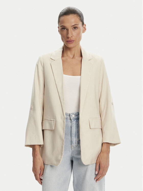 ONLY Švarkas · Pilka · Relaxed Fit