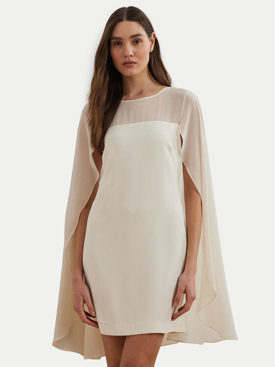 Kodas SUN15 LAUREN RALPH LAUREN Kokteilinė suknelė · Écru · Mini