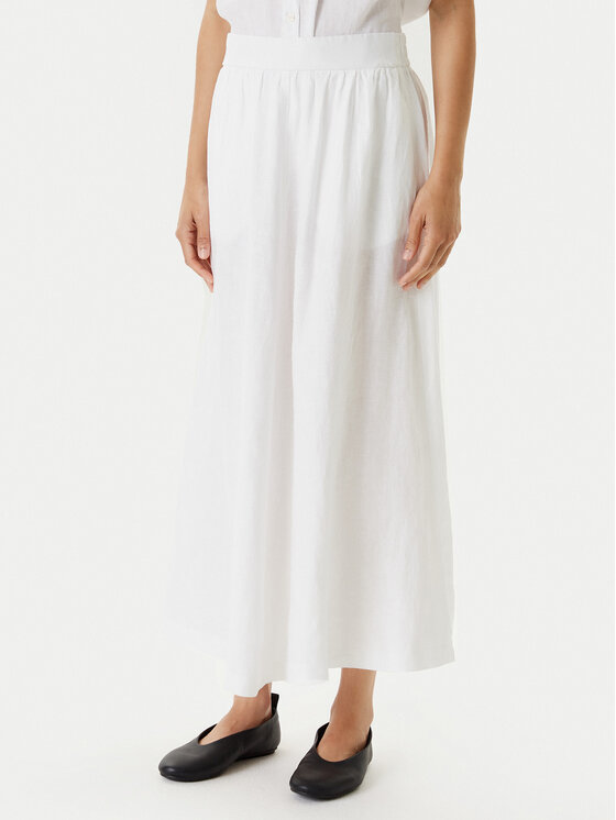 Kodas SUN15 United Colors Of Benetton Trapecijos formos sijonas · Écru · Midi