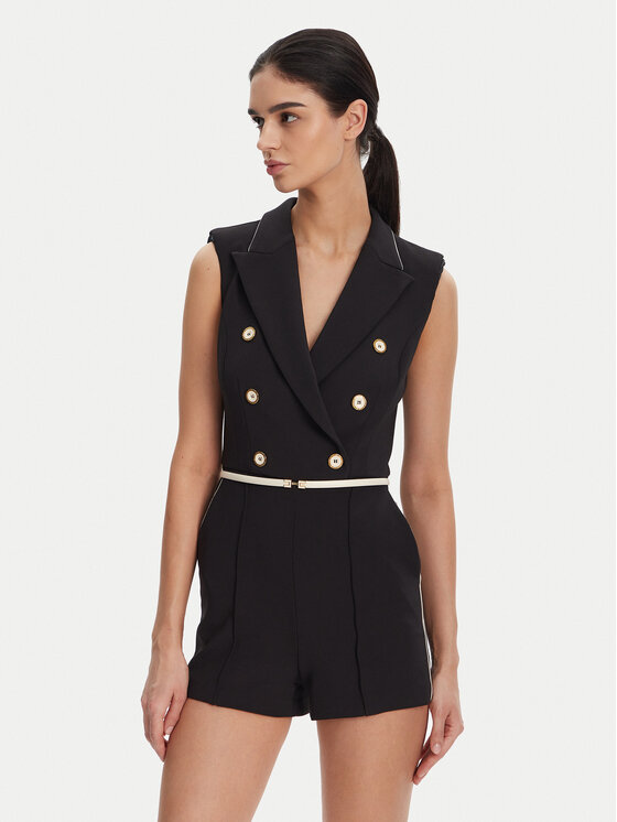 Elisabetta Franchi Kombinezonas · Juoda · Virš kelių