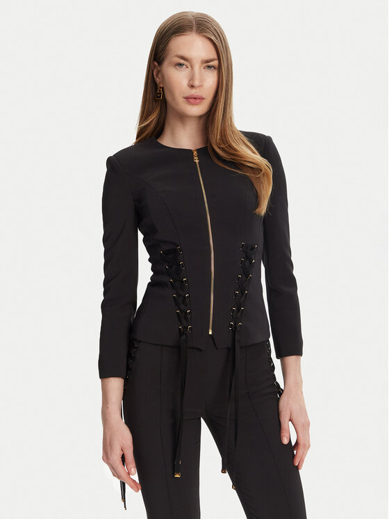 Elisabetta Franchi Švarkas · Juoda · Regular Fit