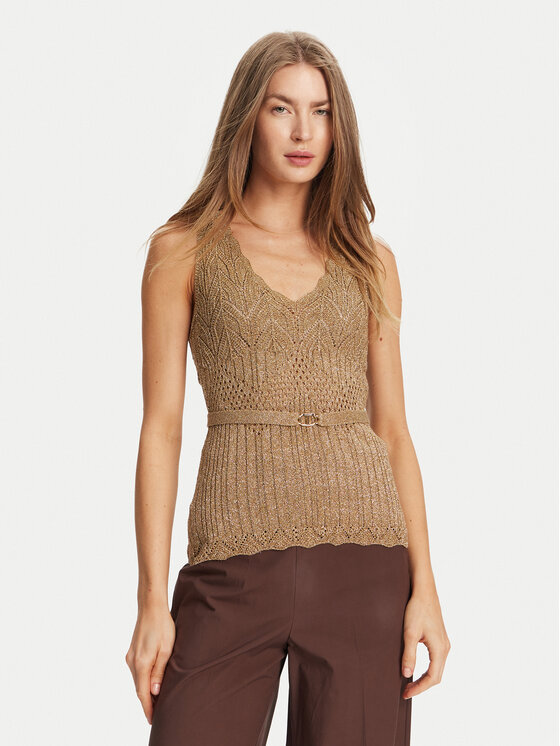 TWINSET Marškinėliai · Smėlio