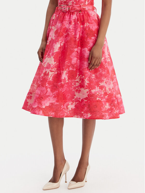 Kodas SUN15 Fracomina Trapecijos formos sijonas · Rožinė · Midi