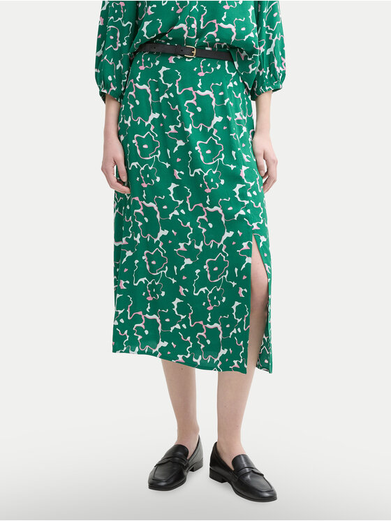 Tom Tailor Denim Midi sijonas · Žalia