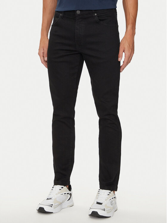 Wrangler Džinsai · Juoda · Slim Fit