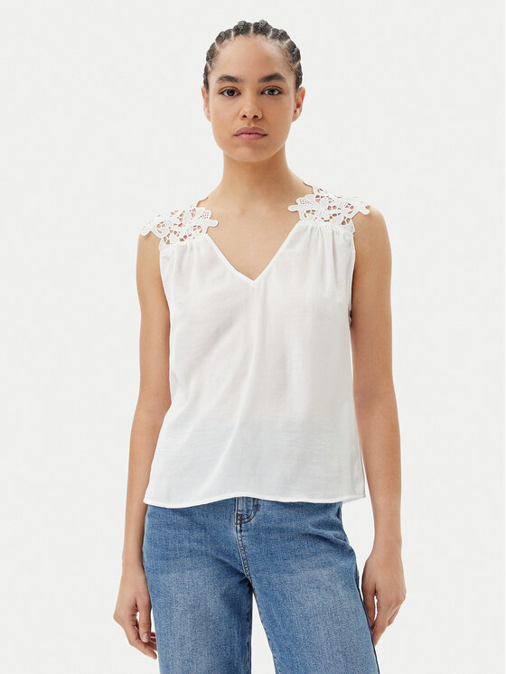 Morgan Marškinėliai · Balta