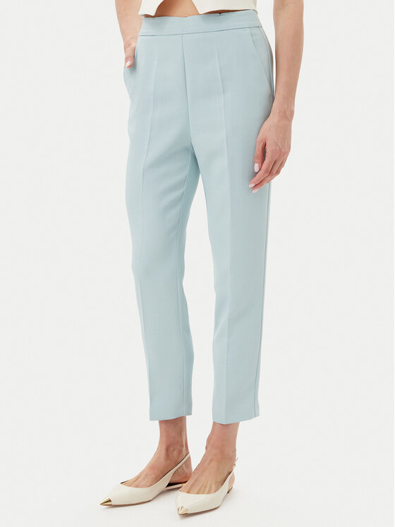 PINKO Medžiaginės kelnės · Mėlyna · Regular Fit