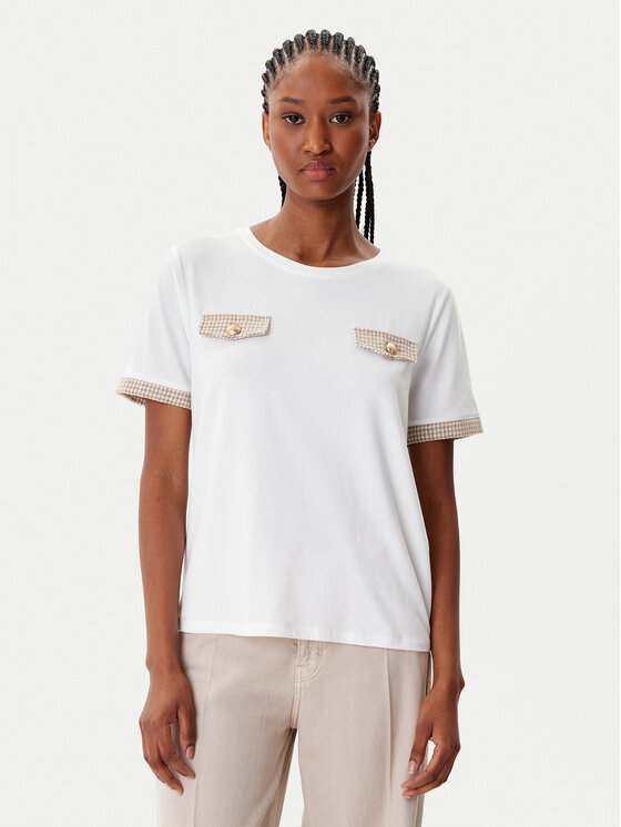 Morgan Marškinėliai · Balta