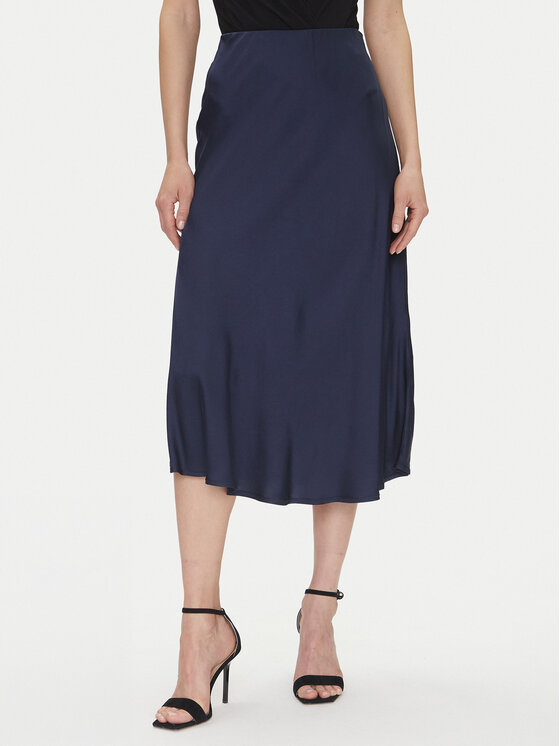Kodas SUN15 Fracomina Midi sijonas · Tamsiai mėlyna · Midi
