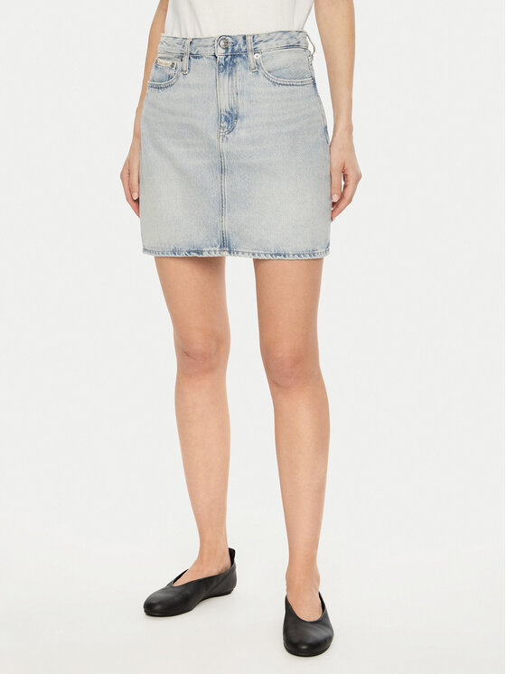 Kodas SUN15 Calvin Klein Jeans Džinsinis sijonas · Mėlyna · Mini