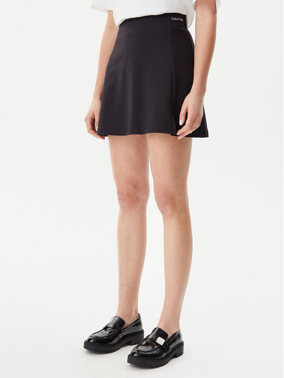 Kodas SUN15 Calvin Klein Jeans Trapecijos formos sijonas · Juoda · Mini