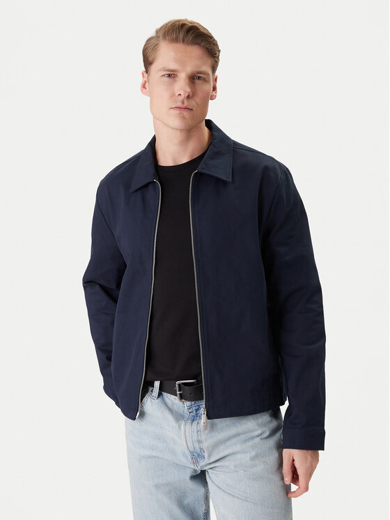 Calvin Klein Demisezoninė striukė · Tamsiai mėlyna