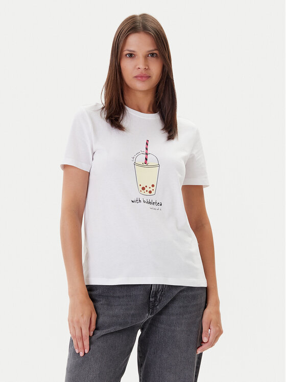 ONLY Marškinėliai · Balta