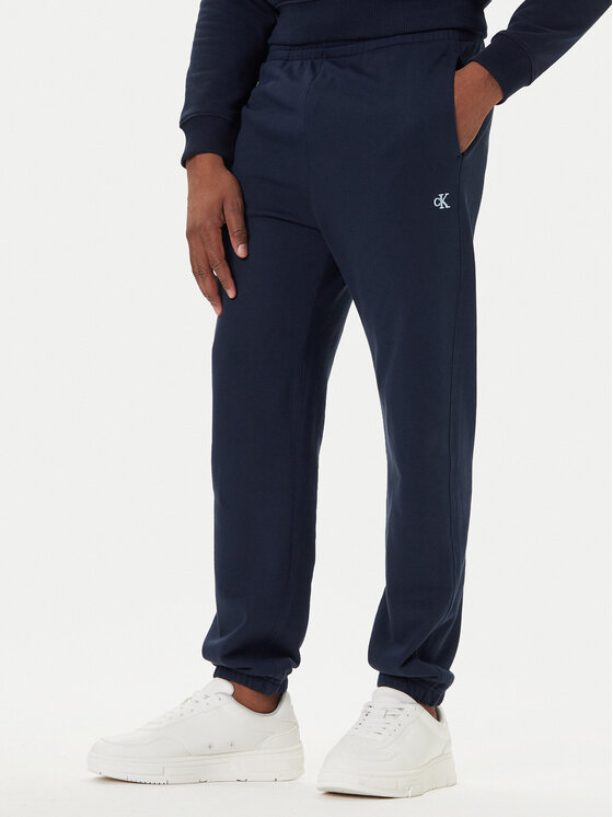 Calvin Klein Jeans Sportinės kelnės · Tamsiai mėlyna · Regular Fit