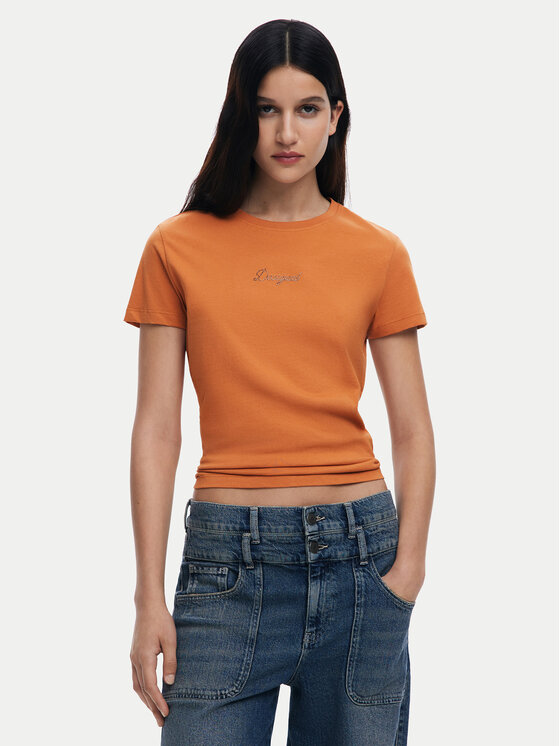 Desigual Marškinėliai · Oranžinė