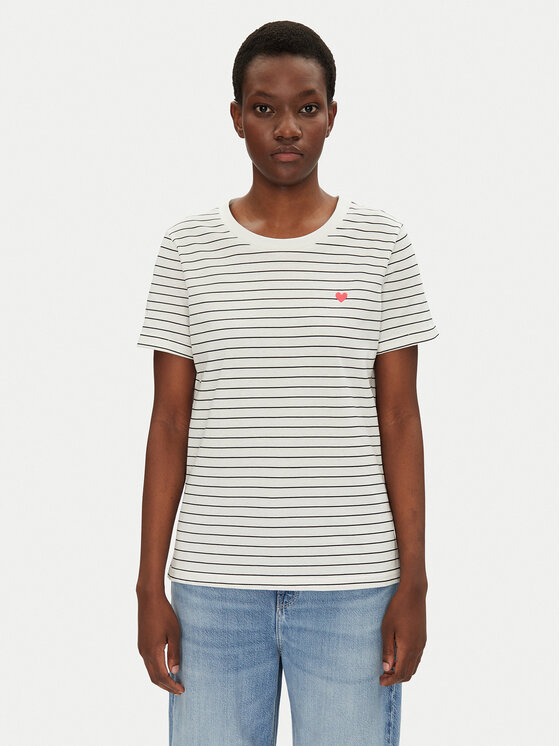 Fransa Marškinėliai · Balta