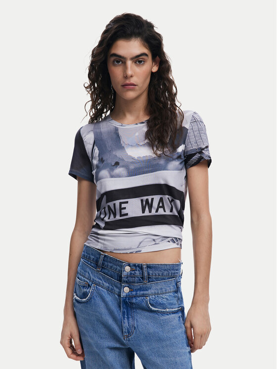 Desigual Marškinėliai · Pilka