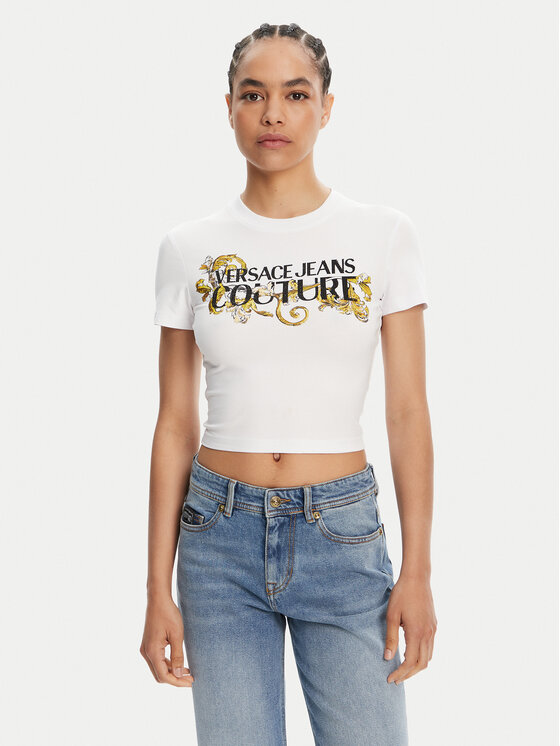 Kodas SUN15 Versace Jeans Couture Marškinėliai · Balta