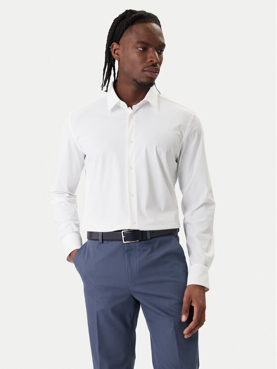 Kodas 20MAY BOSS Marškiniai · Balta · Slim Fit