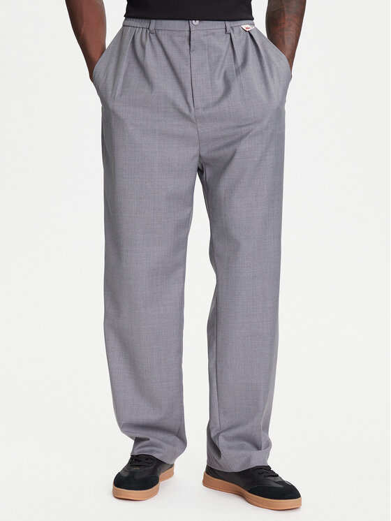 Kappa Medžiaginės kelnės · Pilka · Regular Fit