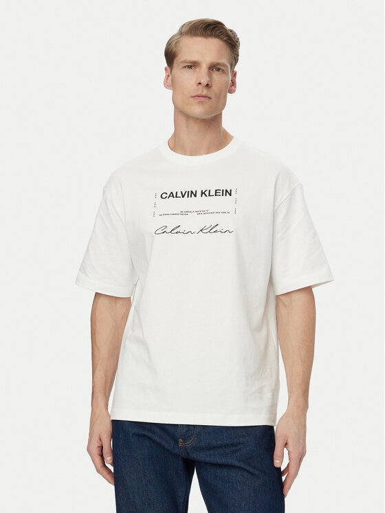 Kodas SUN15 Calvin Klein Jeans Marškinėliai · Balta