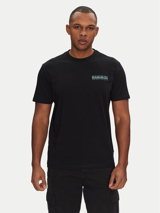 Kodas SUN15 Napapijri Marškinėliai · Juoda